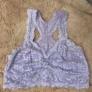 Torrid purple lace bralette NWT size 0X